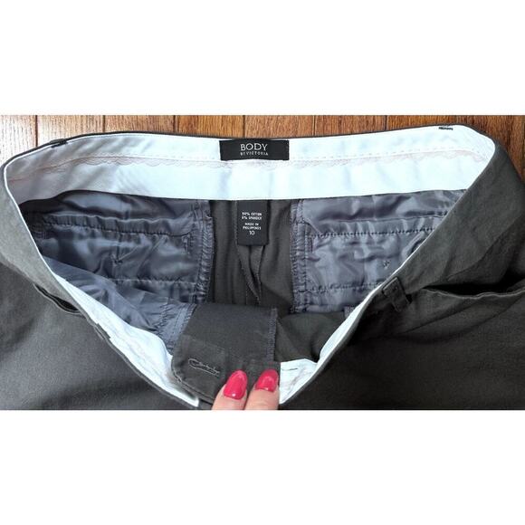 Body By Victoria Shorts Size 10 Dark Grey color NWOT - Picture 2 of 7